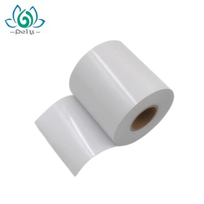 Θερμικές τυπωμένες ετικέτες 58mm*65m 80gsm Linerless, εξατομικευμένες ετικέτες αυτοκόλλητων ετικεττών