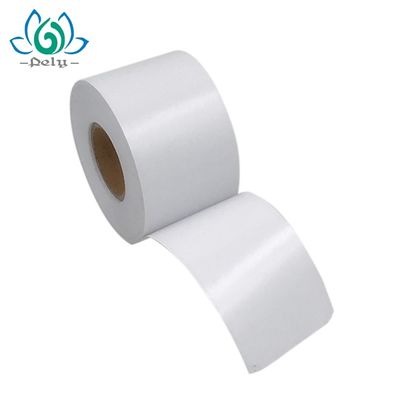 Θερμικές τυπωμένες ετικέτες 58mm*65m 80gsm Linerless, εξατομικευμένες ετικέτες αυτοκόλλητων ετικεττών