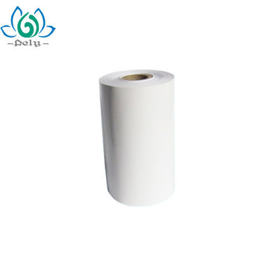 Θερμικές τυπωμένες ετικέτες 58mm*65m 80gsm Linerless, εξατομικευμένες ετικέτες αυτοκόλλητων ετικεττών