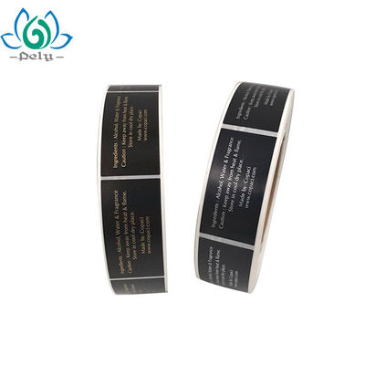3 X 7.5cm συγκολλητικές βινυλίου αυτοκόλλητες ετικέττες στο φυσικό καλλυντικό μπουκάλι