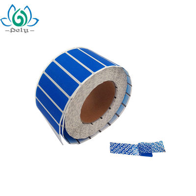 Υπηρεσία 8,5 X 2.2cm ODM εμφανείς ετικέτες ασφάλειας πλαστογραφήσεων χρώματος Pantone