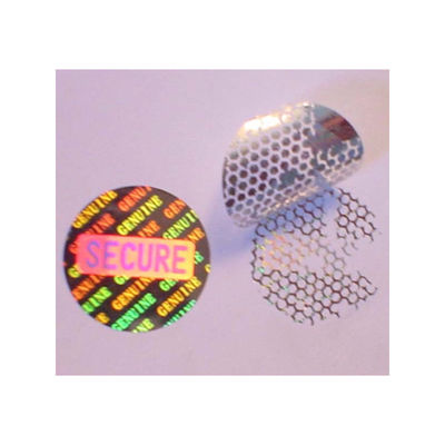 Καυτές σφράγισης συνήθειας μεγέθους ετικέτες ασφάλειας πλαστογραφήσεων εμφανείς