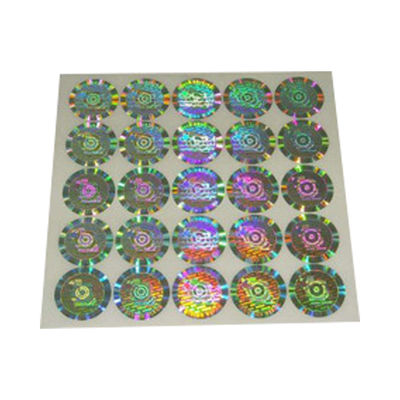 Καυτές σφράγισης συνήθειας μεγέθους ετικέτες ασφάλειας πλαστογραφήσεων εμφανείς