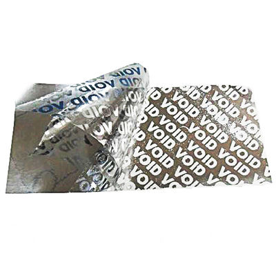 ISO9001 αντι πλαστές ολογραφικές βινυλίου αυτοκόλλητες ετικέττες ασφάλειας