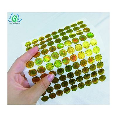 Oilproof αδιάβροχες τρισδιάστατες ολογραμμάτων ετικέτες ασφάλειας πλαστογραφήσεων εμφανείς