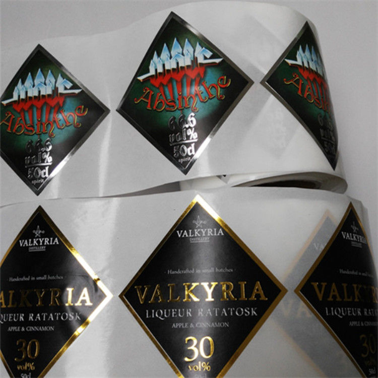 Σχέδιο εμπορικών σημάτων στην αυτοκόλλητη ετικέτα κρασιού Labeler μπουκαλιών ποτών ρόλων/φύλλων